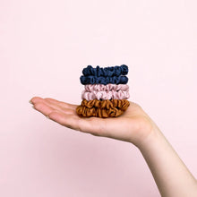 6-pak Soft Satin Scrunchies Small