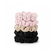 5-pak Soft Satin Scrunchies Medium