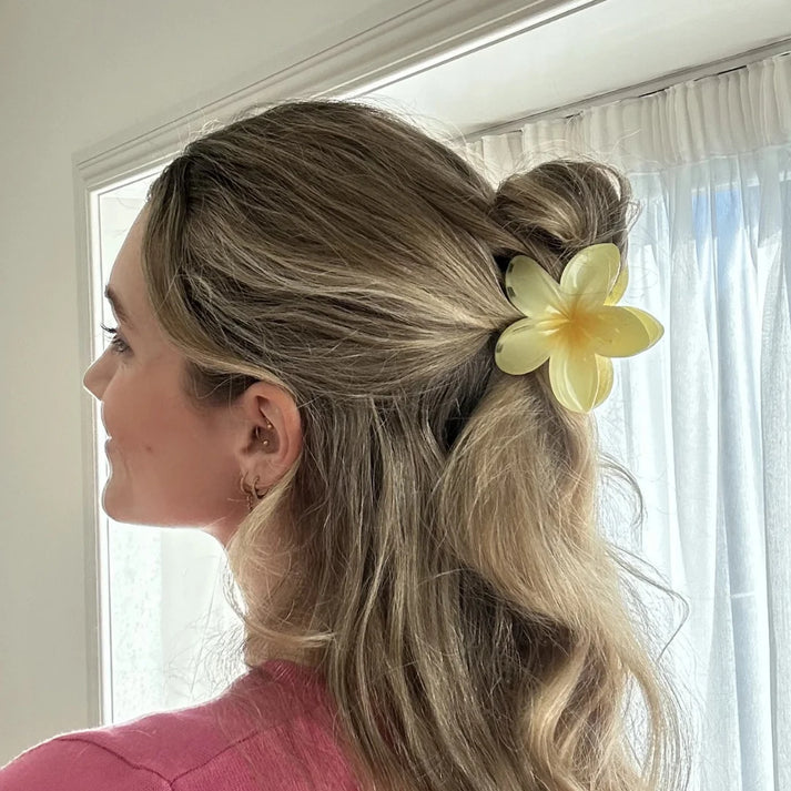 Blomster hårklemme