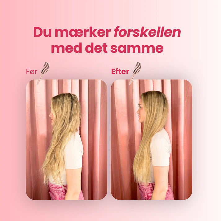 Mini Curvy Brush - Hårbørste med vildsvinehår