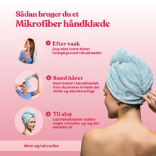 Mikrofiberhåndklæde til hår