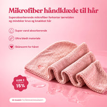 Mikrofiberhåndklæde til hår