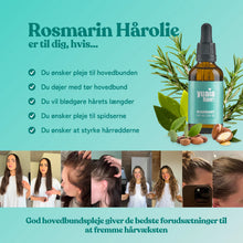 2 stk. Rosmarin hårolie + Gratis Gave