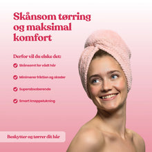 Mikrofiberhåndklæde til hår