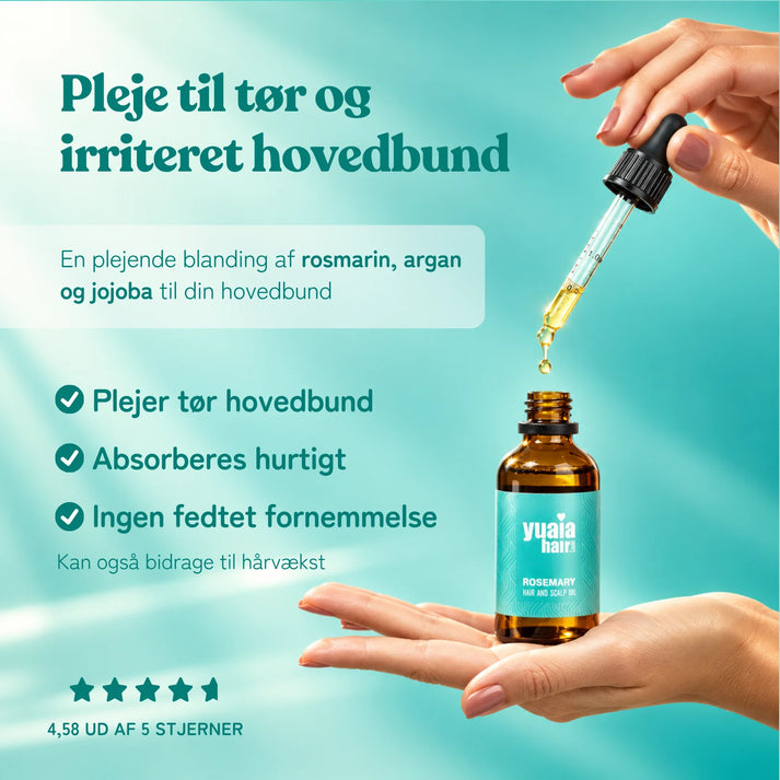 2 stk. Rosmarin hårolie + Gratis Gave